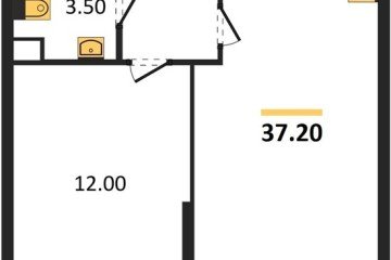 Фото №1: 1-комнатная квартира 37 м² - Краснодар, мкр. жилой комплекс Самолёт-6, 