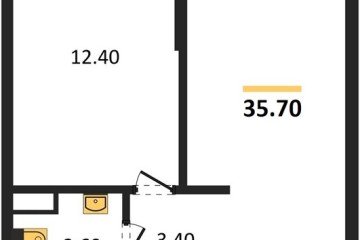 Фото №1: 1-комнатная квартира 35 м² - Краснодар, мкр. жилой комплекс Самолёт-6, 