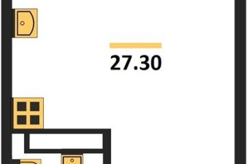 Фото №1: Студия 27 м² - Краснодар, мкр. жилой комплекс Самолёт-6, 