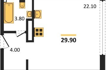 Фото №1: Студия 29 м² - Краснодар, мкр. жилой комплекс Самолёт-6, 