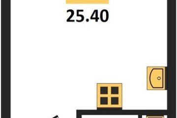 Фото №1: Студия 25 м² - Краснодар, мкр. жилой комплекс Самолёт-6, 
