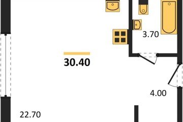 Фото №1: Студия 30 м² - Краснодар, мкр. жилой комплекс Самолёт-6, 