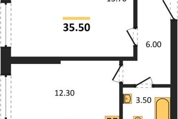 Фото №1: 1-комнатная квартира 35 м² - Краснодар, мкр. жилой комплекс Самолёт-6, 