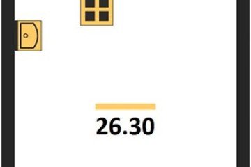 Фото №1: Студия 26 м² - Краснодар, мкр. жилой комплекс Самолёт-6, 