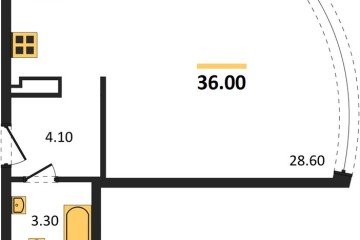 Фото №1: Студия 36 м² - Краснодар, мкр. жилой комплекс Самолёт-6, 