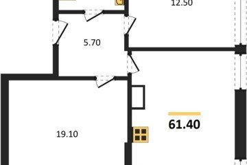 Фото №1: 2-комнатная квартира 61 м² - Краснодар, мкр. жилой комплекс Самолёт-6, 