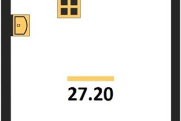 Фото №1: Студия 27 м² - Краснодар, мкр. жилой комплекс Самолёт-6, 