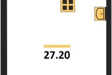 Фото №1: Студия 27 м² - Краснодар, мкр. жилой комплекс Самолёт-6, 