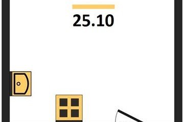 Фото №1: Студия 25 м² - Краснодар, мкр. жилой комплекс Самолёт-6, 