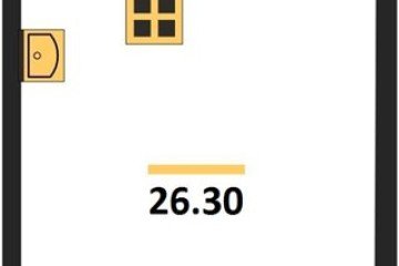 Фото №1: Студия 26 м² - Краснодар, мкр. жилой комплекс Самолёт-6, 