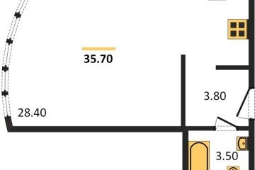 Фото №1: Студия 35 м² - Краснодар, мкр. жилой комплекс Самолёт-6, 