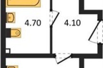 Фото №1: 1-комнатная квартира 44 м² - Краснодар, мкр. жилой комплекс Самолёт-6, 