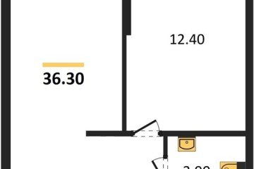 Фото №1: 1-комнатная квартира 36 м² - Краснодар, мкр. жилой комплекс Самолёт-6, 