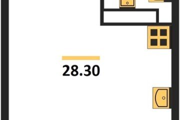 Фото №1: Студия 28 м² - Краснодар, мкр. жилой комплекс Самолёт-6, 