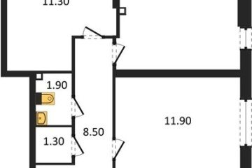 Фото №1: 3-комнатная квартира 73 м² - Краснодар, мкр. жилой комплекс Самолёт-6, 