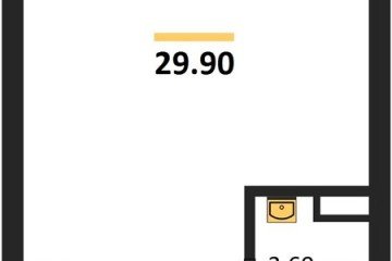 Фото №1: Студия 29 м² - Краснодар, мкр. жилой комплекс Самолёт-6, 