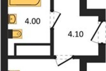 Фото №1: 1-комнатная квартира 43 м² - Краснодар, мкр. жилой комплекс Самолёт-6, 