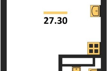 Фото №1: Студия 27 м² - Краснодар, мкр. жилой комплекс Самолёт-6, 