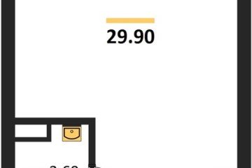 Фото №1: Студия 29 м² - Краснодар, мкр. жилой комплекс Самолёт-6, 