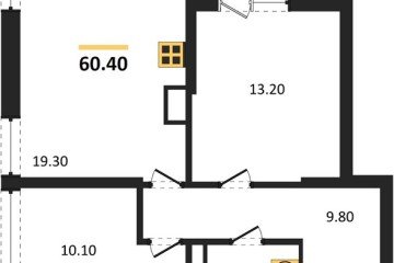 Фото №1: 2-комнатная квартира 60 м² - Краснодар, мкр. жилой комплекс Самолёт-6, 