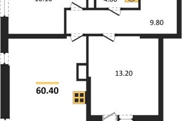 Фото №1: 2-комнатная квартира 60 м² - Краснодар, мкр. Прикубанский внутригородской округ, 