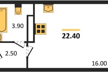 Фото №1: Студия 22 м² - Краснодар, мкр. Прикубанский внутригородской округ, 