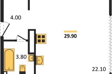 Фото №1: Студия 29 м² - Краснодар, мкр. Прикубанский внутригородской округ, 