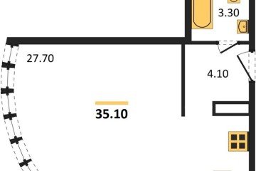 Фото №1: Студия 35 м² - Краснодар, мкр. Прикубанский внутригородской округ, 