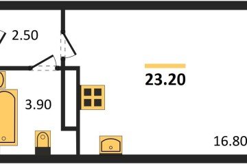 Фото №1: Студия 23 м² - Краснодар, мкр. Прикубанский внутригородской округ, 