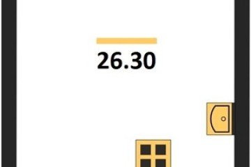 Фото №1: Студия 26 м² - Краснодар, мкр. Прикубанский внутригородской округ, 