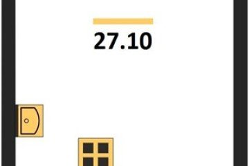 Фото №1: Студия 27 м² - Краснодар, мкр. Прикубанский внутригородской округ, 