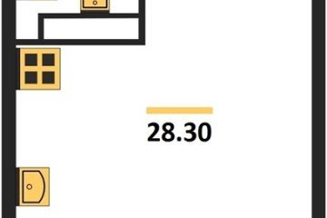 Фото №1: Студия 28 м² - Краснодар, мкр. Прикубанский внутригородской округ, 