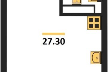 Фото №1: Студия 27 м² - Краснодар, мкр. Прикубанский внутригородской округ, 