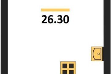 Фото №1: Студия 26 м² - Краснодар, мкр. Прикубанский внутригородской округ, 