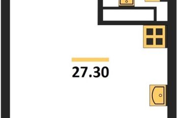 Фото №1: Студия 27 м² - Краснодар, мкр. Прикубанский внутригородской округ, 