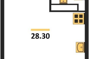 Фото №1: Студия 28 м² - Краснодар, мкр. Прикубанский внутригородской округ, 