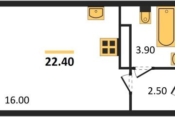 Фото №1: Студия 22 м² - Краснодар, мкр. Прикубанский внутригородской округ, 