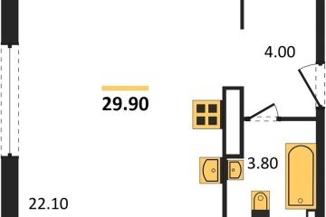 Фото №1: Студия 29 м² - Краснодар, мкр. Прикубанский внутригородской округ, 