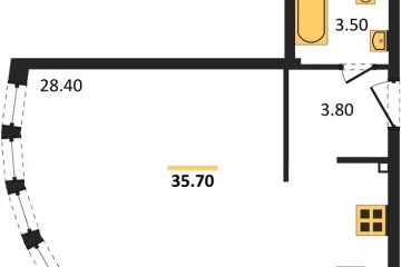 Фото №1: Студия 35 м² - Краснодар, мкр. Прикубанский внутригородской округ, 