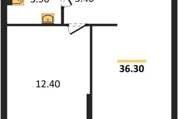 Фото №1: 1-комнатная квартира 36 м² - Краснодар, мкр. Прикубанский внутригородской округ, 