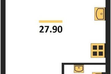 Фото №1: Студия 27 м² - Краснодар, мкр. Прикубанский внутригородской округ, 