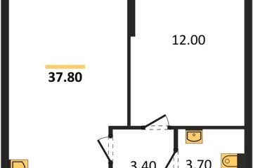 Фото №1: 1-комнатная квартира 37 м² - Краснодар, мкр. Прикубанский внутригородской округ, 