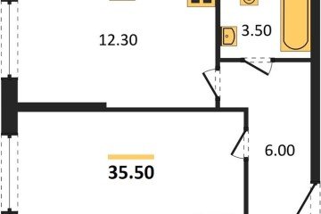 Фото №1: 1-комнатная квартира 35 м² - Краснодар, мкр. Прикубанский внутригородской округ, 