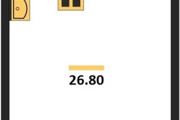 Фото №1: Студия 26 м² - Краснодар, мкр. жилой комплекс Самолёт-6, 