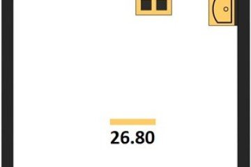 Фото №1: Студия 26 м² - Краснодар, мкр. жилой комплекс Самолёт-6, 