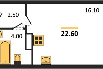 Фото №1: Студия 22 м² - Краснодар, мкр. жилой комплекс Самолёт-6, 