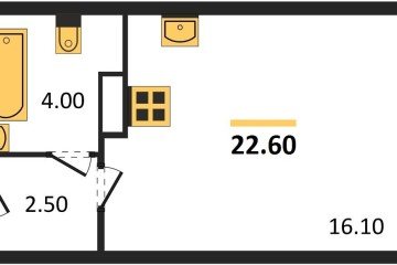 Фото №1: Студия 22 м² - Краснодар, мкр. жилой комплекс Самолёт-6, 