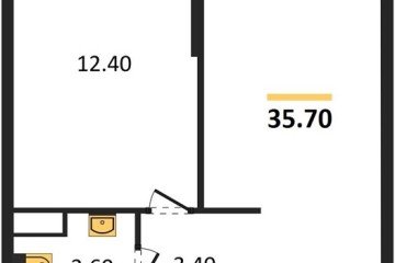 Фото №1: 1-комнатная квартира 35 м² - Краснодар, мкр. жилой комплекс Самолёт-6, 