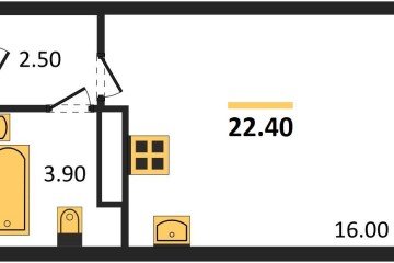 Фото №1: Студия 22 м² - Краснодар, мкр. жилой комплекс Самолёт-6, 