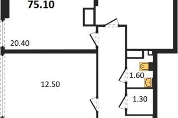 Фото №1: 3-комнатная квартира 75 м² - Краснодар, мкр. жилой комплекс Самолёт-6, 
